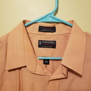Stafford XL orange button up shirt